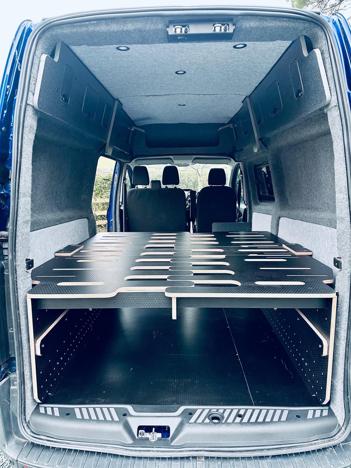 FMR - Full-Width, Modular and Removable - Panel van Camper Bed - Phenolic Ply