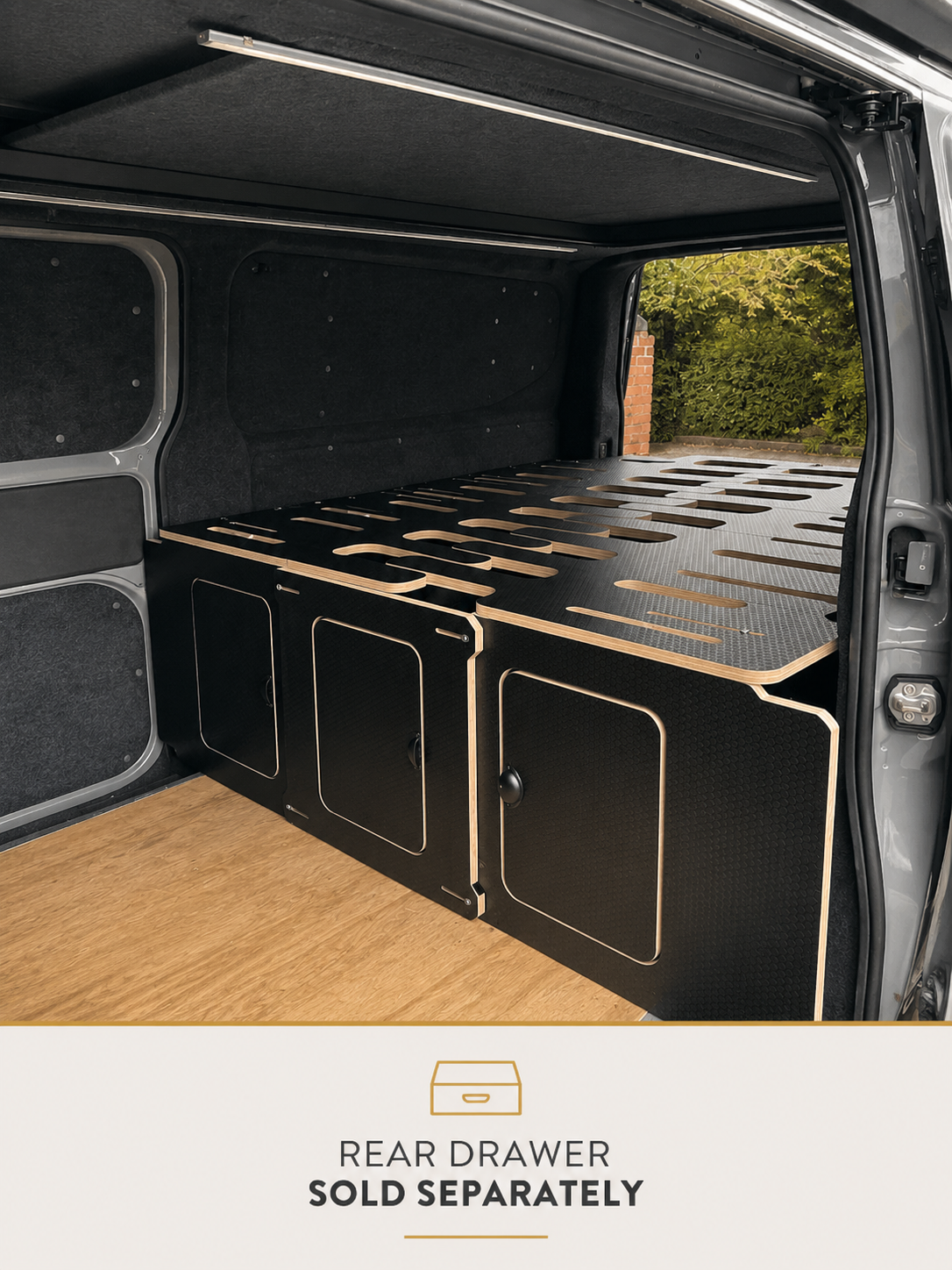Panel Van Campervan Bed System (FMR) – Removable Full Width Bed