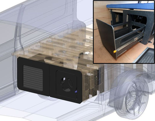 FMR 'Bolt On' Front Modules - Open Top Drawer