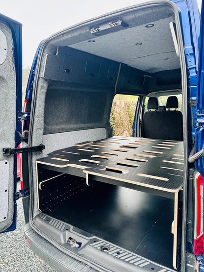 FMR - Full-Width, Modular and Removable - Panel van Camper Bed - Phenolic Ply